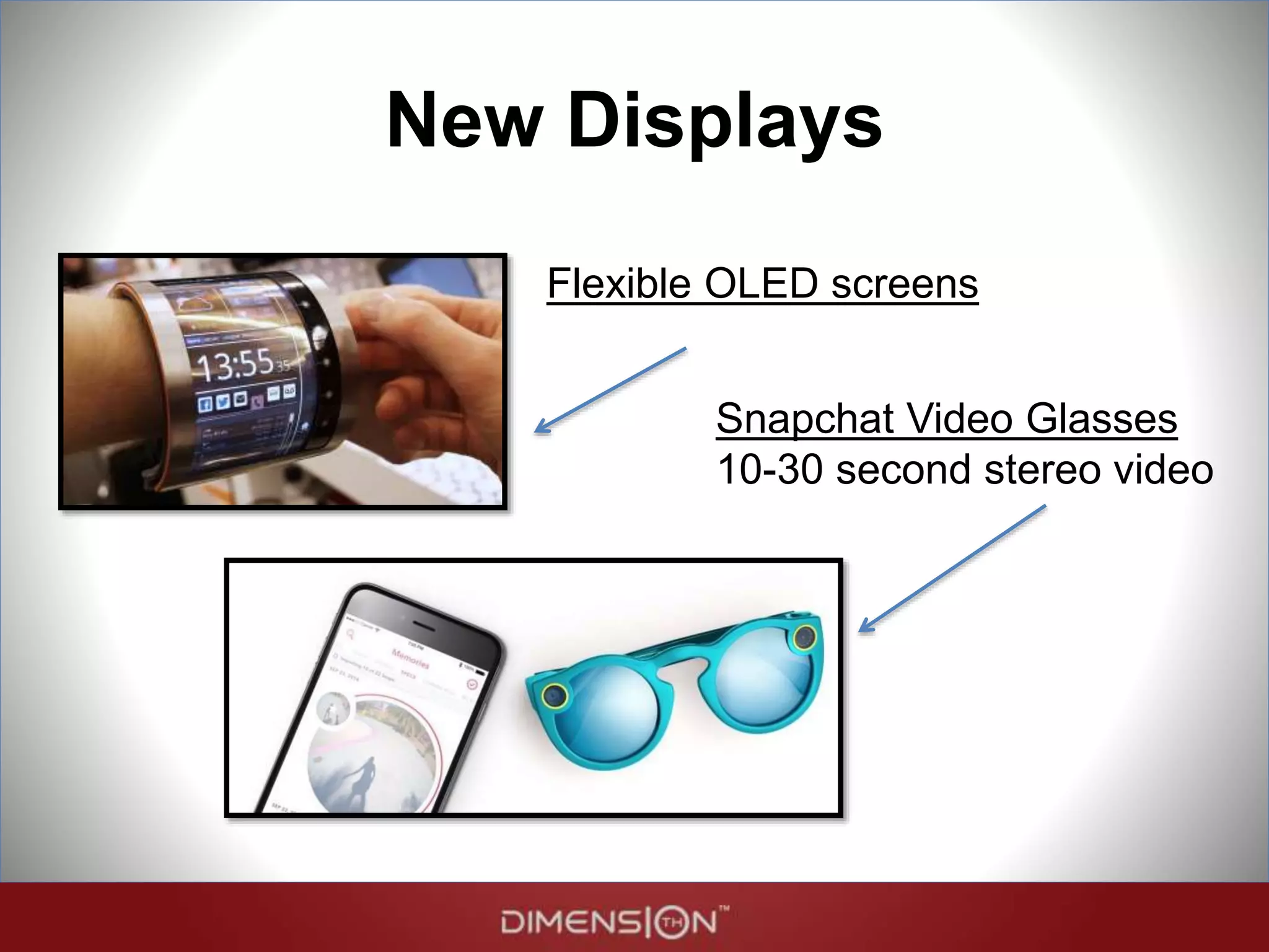 Sweat/Electrolyte Monitoring
Gatorade “Smart Cap”
• Sweat patch sensor
measures
sweat/electrolyte loss
• Personalized bottle lid
contains correct electrolyte
replacement mixture
 