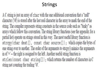 Strings
 