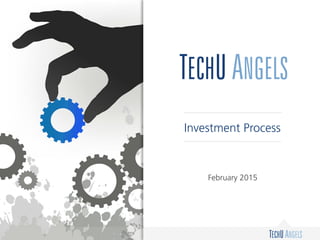 Investment Process
February 2015
TECHU ANGELS
 