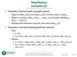 Large Scale Data Analysis with Map/Reduce, part I | PDF