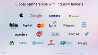 Global partnerships with industry leaders
7Confidential and copyright of Somo Custom Ltd. June 23
 