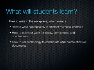 Tech Writing CHEN 489 | KEY