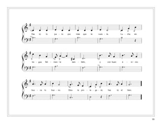 99
ß
Í
ß
Í
ß
Í
&
#
œ œ œ œ œ œ œ œ œ œ ˙ œ œ œ
Haz tú lo jus - to por más que te cues - te. Lu - cha sin
?
# ˙ . ˙ . ˙ . ˙ . ˙
Œ
*1
*1
1 2 4
&
# œ œ œ œ
j œ œ
# œ ˙ .
œ . œ
j
œ œ . œ
j
œ
tre - gua fiel - men - te tam - bién, y con buen á - ni - mo
?
# ˙ . ˙ . ˙ . ˙ . ˙ .*1
55 *3 *3
&
#
œ . œ
j
œ œ ˙ œ . œ
j
œ œ œ œ œ . œ
j
œ ˙ .
bus - ca lo bue - no. Dios te pro - te - ge - rá; haz tú el bien.
?
# ˙ . ˙ .
˙ . ˙ Œ ˙ . ˙ .
1 3 5*4
 