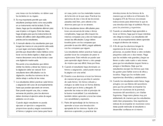 127
una mesa con los teclados; no deben usar
los teclados en su regazo.
5. Es muy importante permitir que cada
estudiante practique tanto como sea posible
en un instrumento real de teclado. En las
clases, haga que los estudiantes alternen para
usar el piano o el órgano. Entre las clases,
haga arreglos para que los instrumentos de
teclado del edificio estén disponibles para la
práctica de los estudiantes.
6. A menudo aliente a los estudiantes para que
tengan las manos en una posición adecuada
y a que sigan una buena digitación. No
permita que desarrollen malos hábitos como
tocar con los dedos rígidos o dejar que las
manos descansen cerca de las teclas o usar
una digitación inadecuada.
Recuerde a los estudiantes que deben
doblar los dedos y elevar las manos y que
la digitación debe ser natural. Si el
estudiante tiene dificultades con la
digitación, escriba los números de los
dedos abajo o arriba de las notas.
7. Los estudiantes deben practicar cada himno
o asignación del curso de acompañamiento
hasta que puedan ejecutarlo sin errores.
Esto puede requerir una, dos, o varias
semanas de práctica, pero los alumnos
deben dominar el ejercicio antes de seguir
adelante con el curso.
Cuando algún estudiante no pueda
ejecutar un ejercicio o asignación,
proporcione ayuda y asigne nuevamente
el himno o página como tarea para hacer
en casa, junto con los materiales nuevos
de la lección en la que vaya. Practicar los
ejercicios de dos o tres de las lecciones
pasadas está bien, pero aliente a los
alumnos para que no se atrasen.
8. Si los estudiantes tienen dificultades para
tocar una secuencia de notas o ritmos
complicados, haga que ellos toquen los
mismos compases una y otra vez hasta que
venzan las dificultades. Luego deben
tocarlos junto con los compases que
preceden la sección difícil y seguir adelante
con los compases que siguen.
Los estudiantes deben practicar hasta que
puedan tocar los compases sin parar ni
equivocarse. Este método se puede usar
para aprender algún himno u otro pasaje
de música que sea difícil, línea por línea.
9. Cuando el estudiante haya dominado un
himno o asignación, usted puede marcar
la página con una señal.
10. Enseñe a sus alumnos a tocar los himnos
de manera tal que se perciba el carácter
de cada himno. Un himno robusto y
enérgico se debe tocar en forma distinta
de aquel que es lento y alargado. El
aprender las notas es sólo el principio de
la buena musicalidad. Los estudiantes
también deben aprender a tocar las notas
con sensibilidad y expresión.
11. Parte del aprendizaje de los himnos es
aprender a tocar una introducción
apropiada de los mismos. Ayude a los
alumnos a aprender y a practicar las
introducciones de los himnos de la
manera que se indica en el himnario. En
la página 274 de Himnos encontrará
instrucciones para determinar lo que es
una introducción bajo el subtítulo Marcas
para los pianistas y organistas.
12. Cuando un estudiante haya aprendido a
tocar un himno, haga que lo toque mientras
otro dirige la música. Los estudiantes del
curso de acompañamiento deben aprender
a seguir al director de música.
13. A fin de que los alumnos tengan la
experiencia de tocar frente a otras
personas, se pueden llevar a cabo recitales
pequeños cada uno o dos meses. Haga
que los recitales más grandes y largos se
lleven a cabo cada cuatro o seis meses
para que los estudiantes toquen frente a
amigos o familiares. Deje que los
estudiantes escojan los himnos que más
les gusten para hablar acerca de ellos y
tocarlos. Haga que los recitales sean
experiencias divertidas y satisfacientes.
14. Cuando los estudiantes estén listos, haga
arreglos con sus líderes del sacerdocio
para que les permitan acompañar los
himnos en reuniones de la juventud,
reuniones del sacerdocio y en charlas
fogoneras. Haga estos planes muy por
adelantado de manera que los estudiantes
estén bien preparados. Una experiencia
exitosa de acompañar en reuniones como
éstas puede estimular al estudiante a
desarrollar confianza en sí mismo.
 