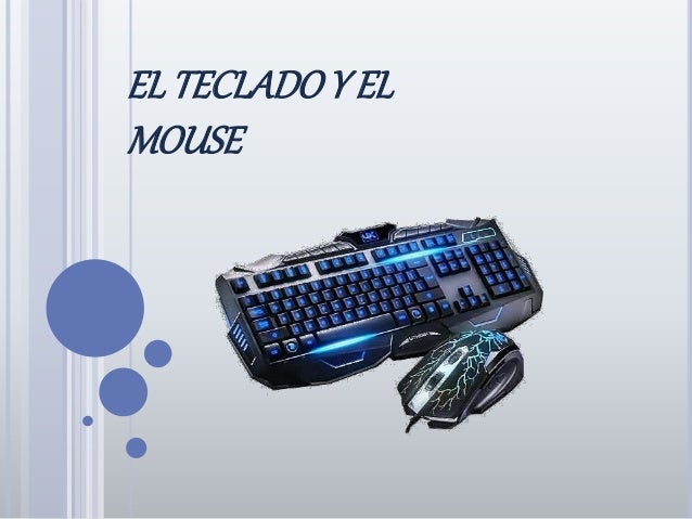 computadora con mouse y teclado