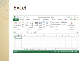 Excel
 