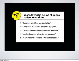 Friday, August 31, 12
 