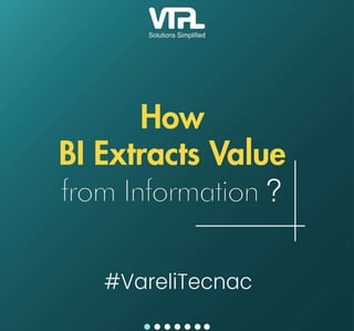 How BI Extracts Value from Information?