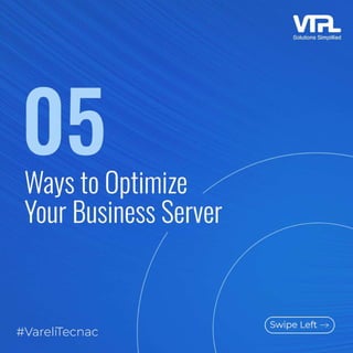 Streamline your business server for optimal performance, reliability, and security, enabling smoother workflows and improved efficiency across your organization.