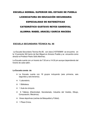 Tecnica 90 Mabe Terminada