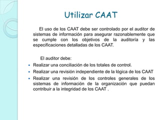 Tecnica de auditoria | PPTX