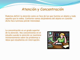 Cuando no podamos concentrarnos.