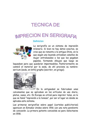 Tecnica de imprecion en offset