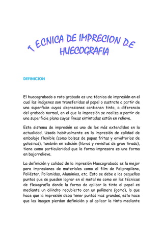 Tecnica de imprecion en offset