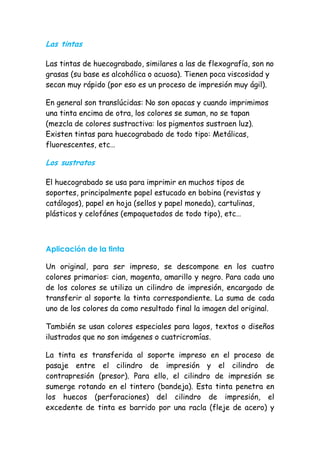 Tecnica de imprecion en offset