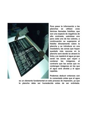 Tecnica de impresión