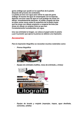 Tecnica de impresión