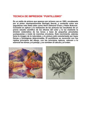 Tecnica de impresión