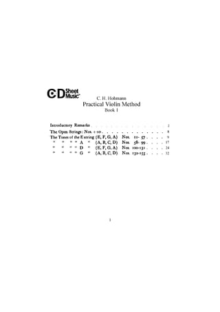 Tecnica pr violino livro i   c.h. hohmann (www.sheetmusic-violin.blogspot.com)