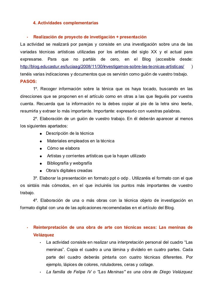Tecnicas artísticas