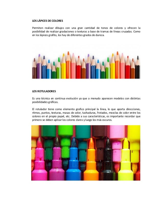 Tecnicas del color en artistica