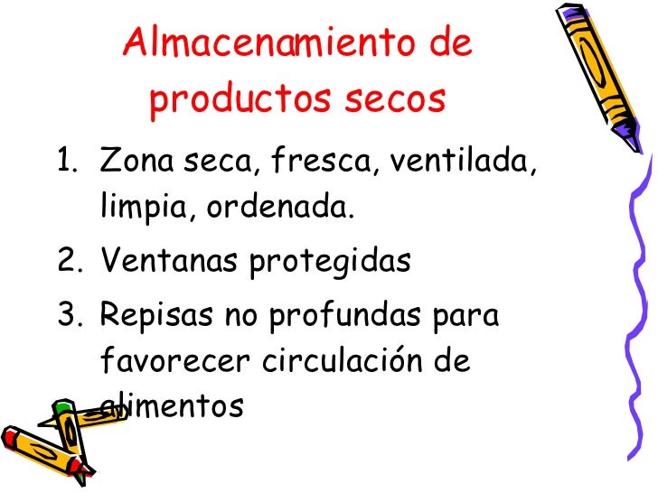 Tecnicas basicas de almacenamiento de alimentos