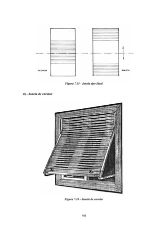 146
Figura 7.15 - Janela tipo Ideal
d) - Janela de enrolar
Figura 7.16 - Janela de enrolar
 