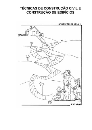 TÉCNICAS DE CONSTRUÇÃO CIVIL E
CONSTRUÇÃO DE EDIFÍCIOS
 