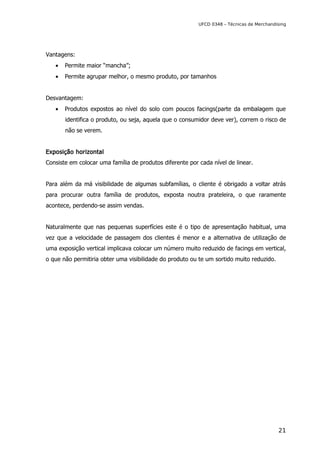 Tecnicas-de-Merchandising-Tecnico de Vendas e Marketing | PDF