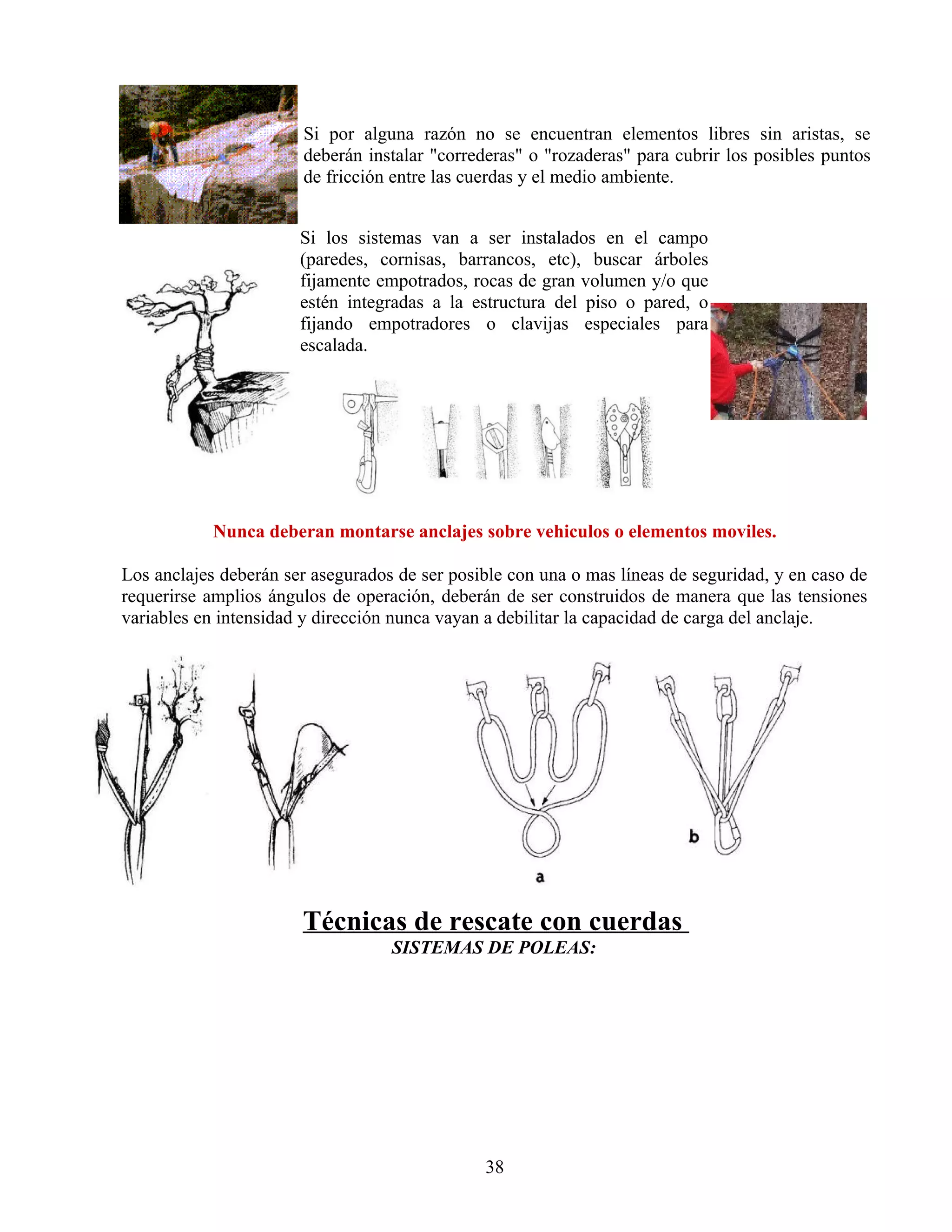 Tecnicas De Rescate Con Cuerdas | DOC