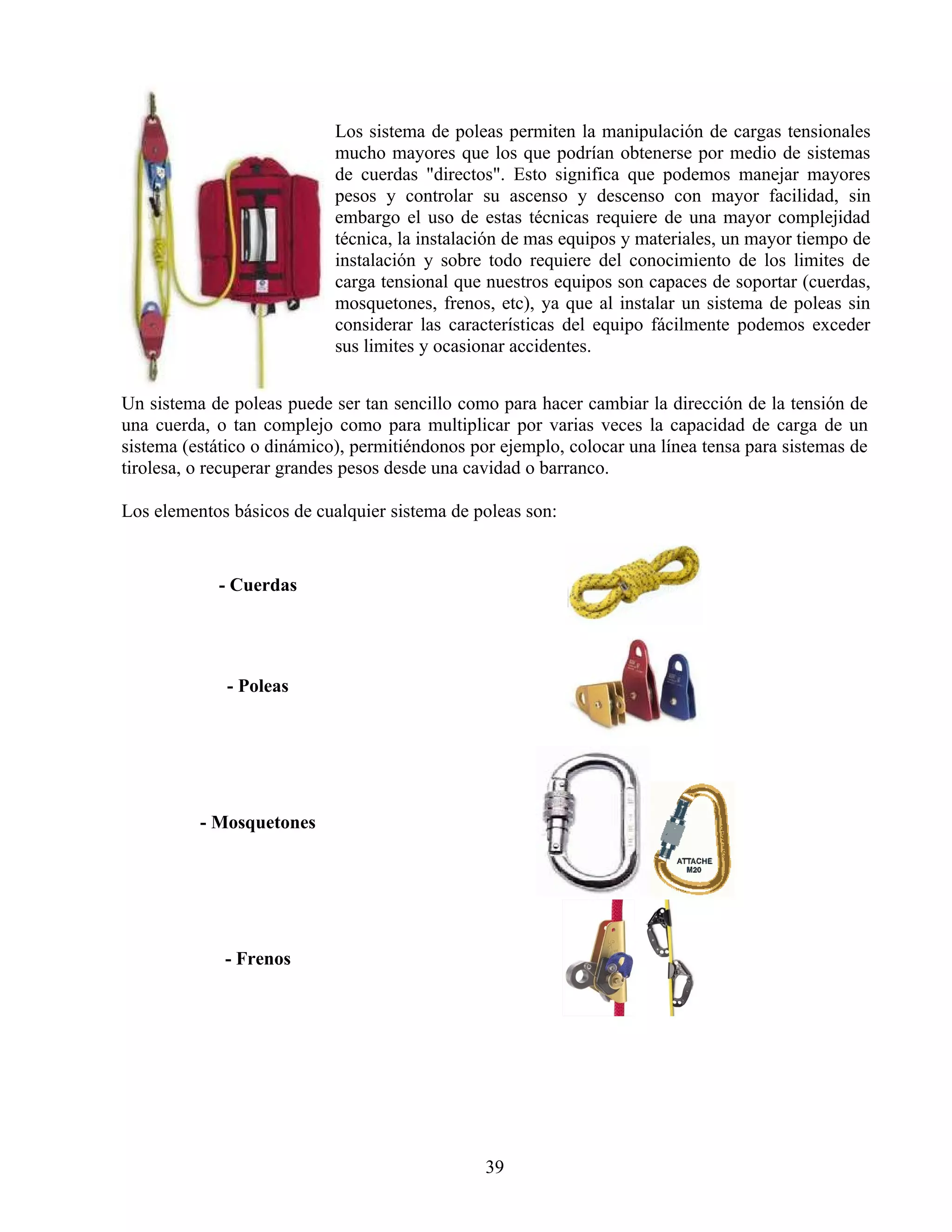 Tecnicas De Rescate Con Cuerdas | DOC