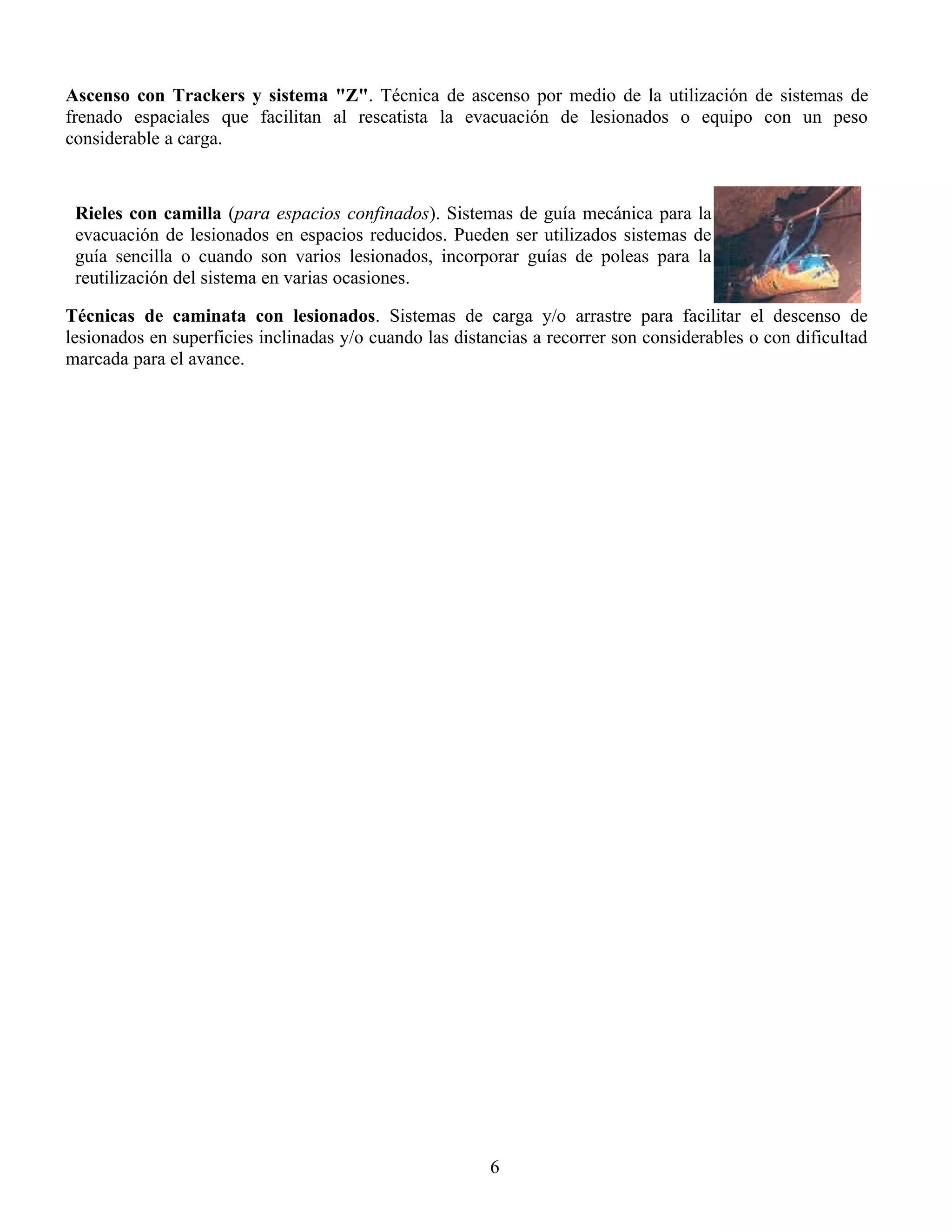 Tecnicas De Rescate Con Cuerdas | DOC