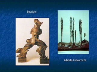 Boccioni Alberto Giacometti 