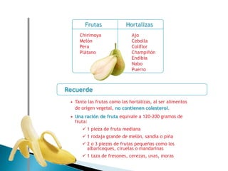 Por eso, lo más recomendable es que cuando la base de una comida sea un filete de carne, es decir, proteína roja, lo combine con una buena cantidad de verduras de colores naranja, amarillo y verde. Lo mismo debe hacer con un plato de carbohidratos como arroz o pasta. No deje de acompañarlo con alimentos de color verde.