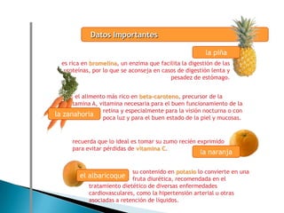 Prevenir ladiabetes de tipo IIRojoFrutasHortalizasChirimoya MelónPeraPlátanoAjoCebollaColiflorChampiñónEndibiaNabo PuerroRecuerdeTanto las frutas como las hortalizas, al ser alimentos de origen vegetal, no contienen colesterol.