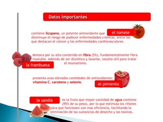 1 rodaja grande de melón, sandía o piña