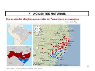33
33
7 – ACIDENTES NATURAIS
 