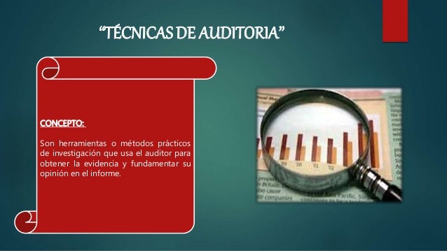 Tecnicas de auditoria