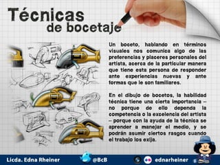 Tecnicas de bocetaje