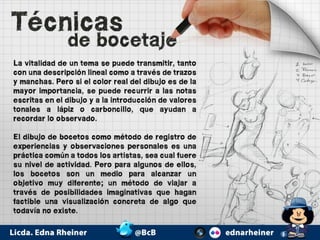 Tecnicas de bocetaje