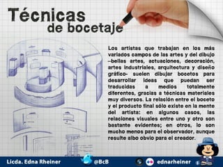 Tecnicas de bocetaje