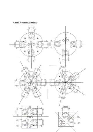 Como MontarLas Mesas
 