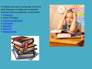 Tener en cuenta las dificultades concretas de cada materia.