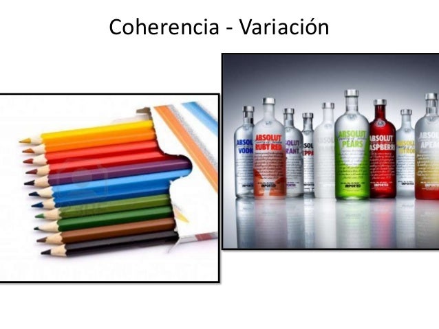 Resultado de imagen para coherencia variacion tecnicas visuales