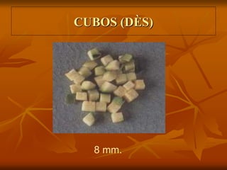 CUBOS (DÈS)
8 mm.
 