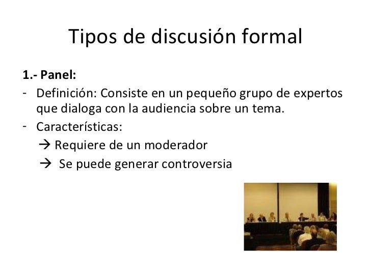 Tecnicas de discusion oral