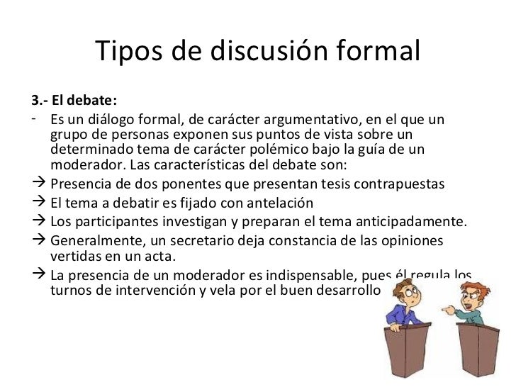 Tecnicas de discusion oral