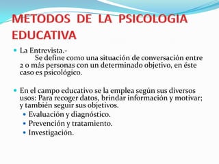 Entrevista  educativa  Es  un encuentro   entre  personas para abordar  temas  en  nuestro  caso  normalmente  para  pedir o transmitir  información  y también para solucionar  conflictos o encauzar  la  toma de decisiones  