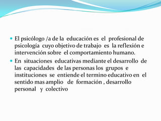  La educación del futurodebeconsiderarsaberesque son normalmenteignorados en la educación actual. 