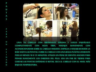 Tecnicas de estilismo capilar